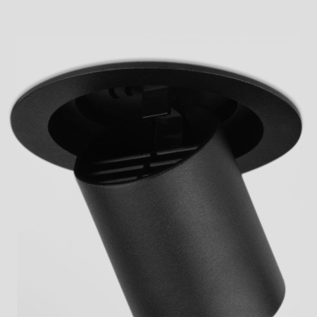 Встраиваемые точечные светильники — Встраиваемый светильник Elektrostandard 9917 LED 10W 4200K черный матовый купить в 