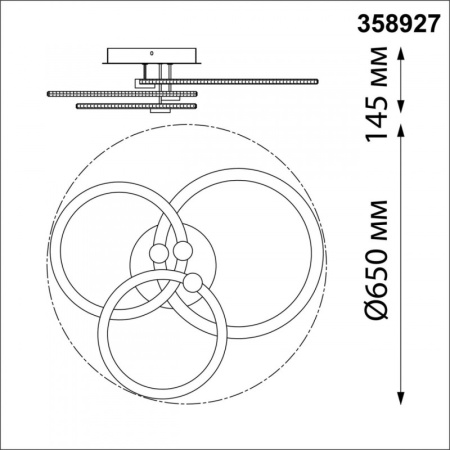 Люстры на штанге — Люстра на штанге Novotech 358927 купить в 
