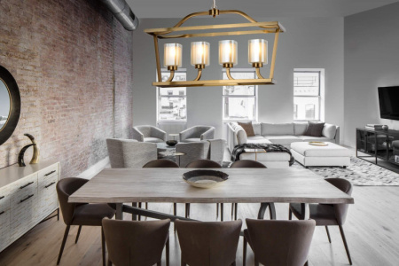 Люстры подвесные — Подвесная люстра Lumina Deco LDP 1222-4 MD купить в 