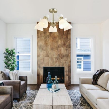 Люстры на штанге — Люстра на штанге LUMION 4535/5C купить в 