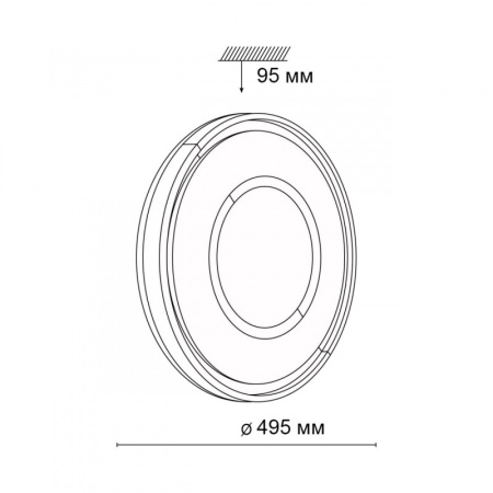 Накладные светильники — Накладной светильник Sonex 3046/EL купить в  Накладные светильники — Накладной светильник Sonex 3046/EL купить в