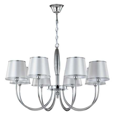 Люстры подвесные — Подвесная люстра Crystal Lux FAVOR SP8 CHROME купить в 