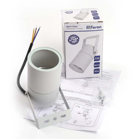 Накладные уличные светильники — Накладной уличный светильник Feron 48319 купить в 