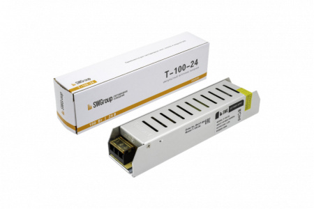 Блоки питания для светодиодных лент — Блок питания для светодиодной ленты SWG T-100-24 купить в 