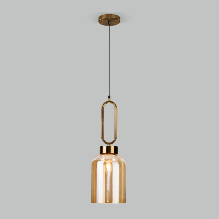 Подвесные светильники — Подвесной светильник Eurosvet 50229/1 янтарный купить в 