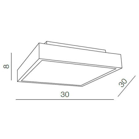 Накладные светильники — Потолочный светильник Azzardo Asteria 30 AZ2073 купить в 