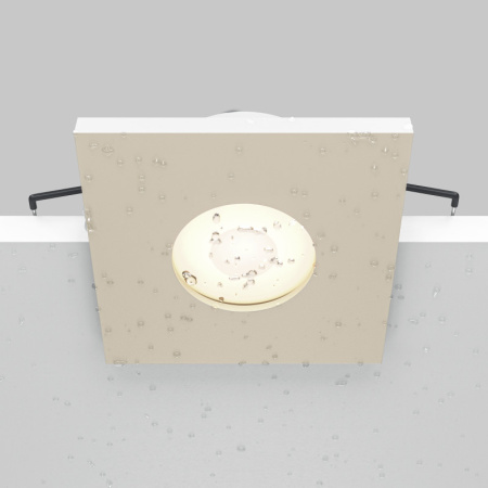 Влагозащищенные точечные светильники — Влагозащищенный светильник Maytoni Technical DL083-01-GU10-SQ-W купить в 