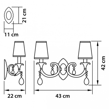 Настенные бра — Бра Lightstar 691622 купить в 