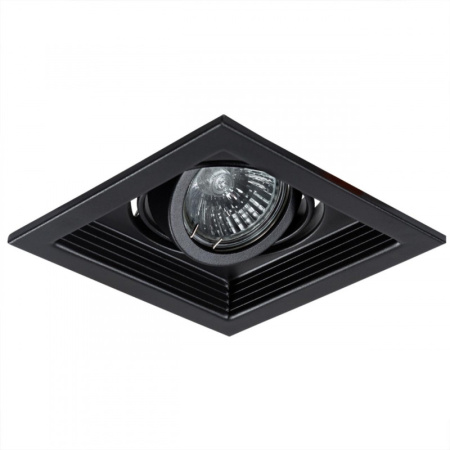 Встраиваемые точечные светильники — Встраиваемый светильник ARTE Lamp A6661PL-1BK купить в 