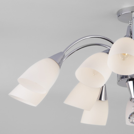 Люстры на штанге — Люстра на штанге Eurosvet 30149 хром купить в 