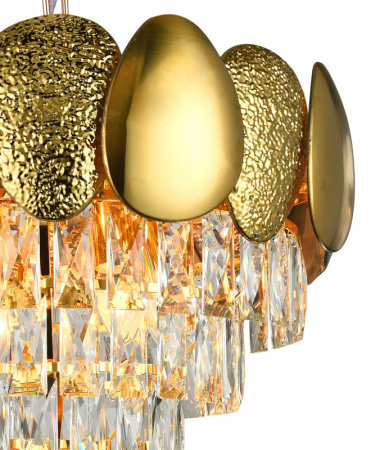 Люстры каскадные — Каскадная люстра Natali Kovaltseva CHIC 81437/8C GOLD купить в 