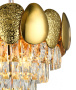 Люстры каскадные — Каскадная люстра Natali Kovaltseva CHIC 81437/8C GOLD купить в 