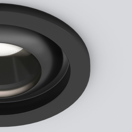 Встраиваемые точечные светильники — Встраиваемый светильник Elektrostandard 25022/LED 5W 4200K BK черный купить в  Встраиваемые точечные светильники — Встраиваемый светильник Elektrostandard 25022/LED 5W 4200K BK черный купить в