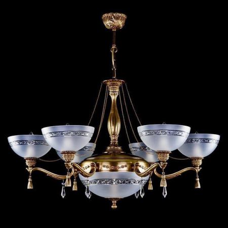 Люстры подвесные — Подвесная люстра Artglass Goldie VI. Light Patina купить в 