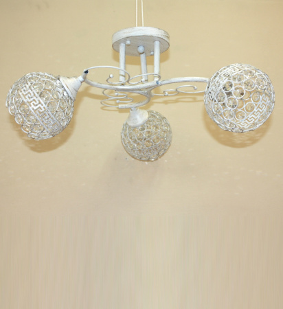 Потолочные люстры — 2482/3 белый с патиной золото купить в 