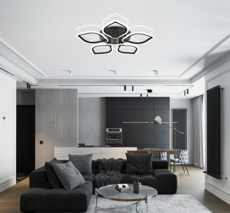 Люстры накладные — Накладная люстра Natali Kovaltseva LED LAMPS 81200 BLACK купить в  Люстры накладные — Накладная люстра Natali Kovaltseva LED LAMPS 81200 BLACK купить в