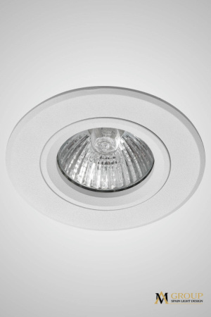 Встраиваемые точечные светильники — Встраиваемый светильник AM Group AM03 WH купить в 