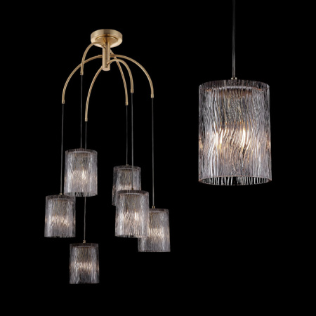 Люстры подвесные — Подвесная люстра Maytoni MOD042PL-06BS купить в 