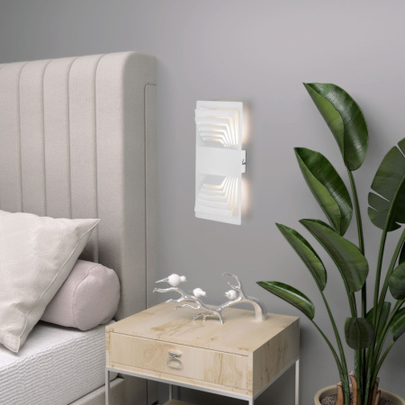 Настенные бра — Бра Elektrostandard Onda LED белый (MRL LED 1025) купить в  Настенные бра — Бра Elektrostandard Onda LED белый (MRL LED 1025) купить в