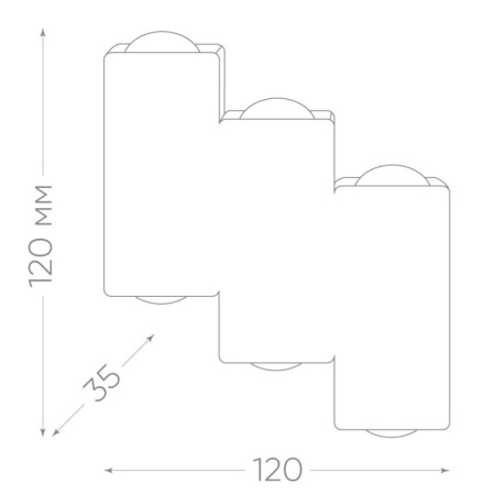 Уличные настенные светильники — Светильник настенный Feron 48314 купить в 