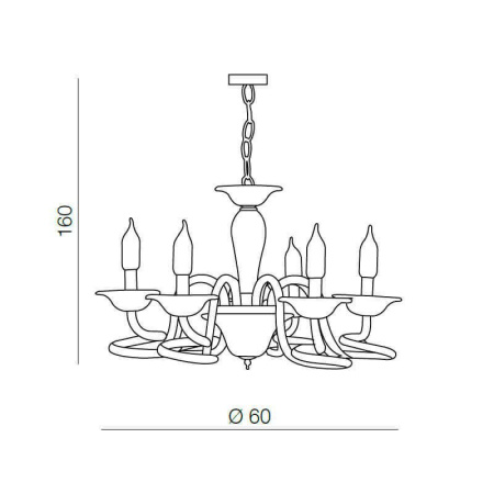 Люстры подвесные — Подвесная люстра Azzardo Bolton 5 AZ1089 купить в 