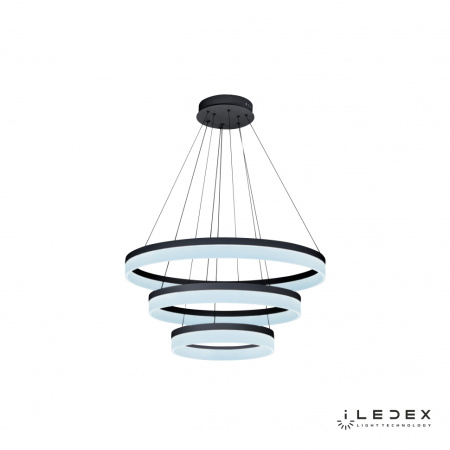 Подвесные светильники — Подвесная люстра iLedex Around D0301-3 (200x400x600) BK купить в  Подвесные светильники — Подвесная люстра iLedex Around D0301-3 (200x400x600) BK купить в