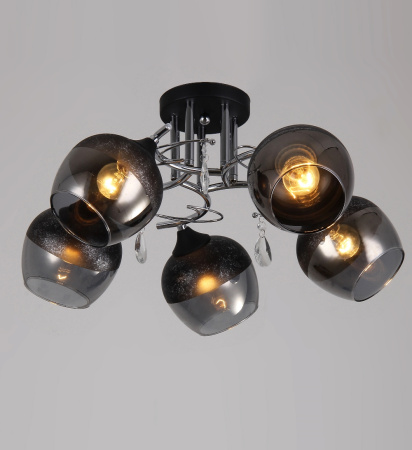 Потолочные люстры — 02652/5 черный купить в 