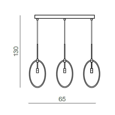 Подвесные светильники — Подвесной светильник Azzardo Diana 3 AZ2152 купить в 