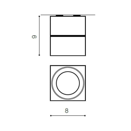 Накладные светильники — Накладной светильник Azzardo Diado AZ1454 купить в 