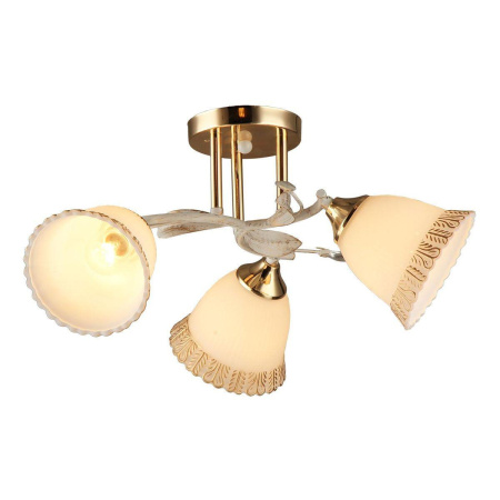 Потолочные люстры — Потолочная люстра IMEX MD.2877-3-S WT+FGD купить в 