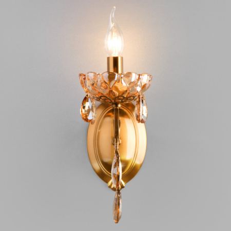 Настенные бра — Бра Eurosvet 10109/1 бронза/тонированный хрусталь Strotskis купить в  Настенные бра — Бра Eurosvet 10109/1 бронза/тонированный хрусталь Strotskis купить в