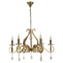 Люстры подвесные — Подвесная люстра Lumien Hall Ауэрель 2031/6H-BRGD-CGN купить в 