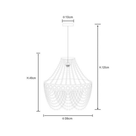 Люстры подвесные — Подвесная люстра Zumaline Meda A005 купить в 