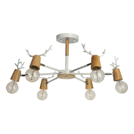 Люстры на штанге — Люстра на штанге LOFT IT 10024/6 White купить в 