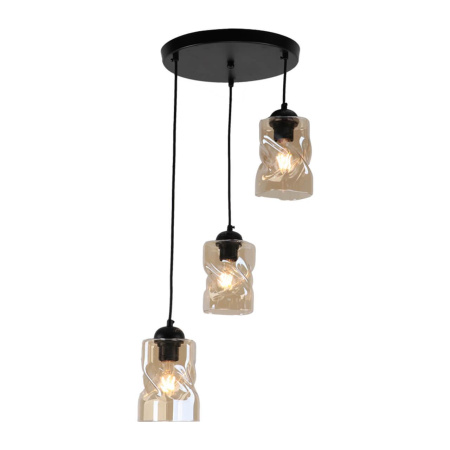 Люстры подвесные — Подвесная люстра IMEX MD.8809-3-P BK купить в 