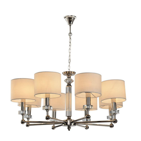 Люстры подвесные — Подвесная люстра Lumien Hall Саленто LH1049/8H-NK-WT купить в 