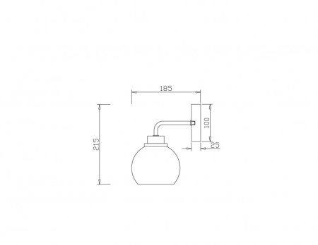 Настенные бра — Бра Freya FR5176WL-01BS купить в 