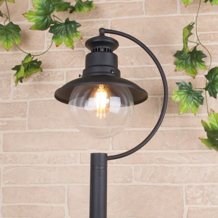 Средние уличные фонари — Садово-парковый светильник Elektrostandard Talli F черный купить в 