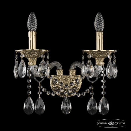 Настенные бра — Бра Bohemia Ivele Crystal 16113B/2/165/XL G купить в 