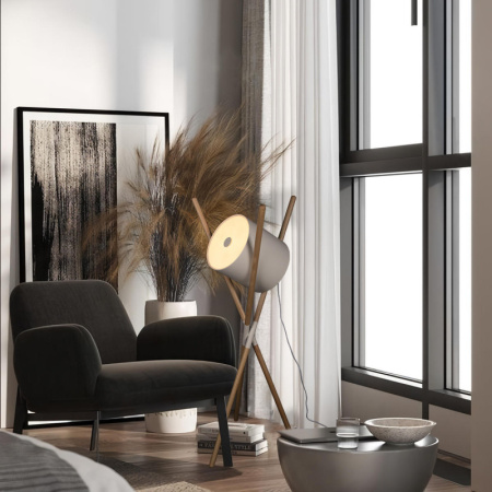 Торшеры и напольные светильники — Торшер LOFT IT 10245F White купить в 