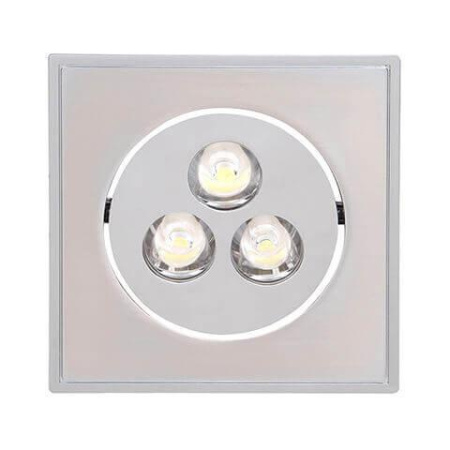 Cветильники потолочные встраиваемые — Встраиваемый светодиодный светильник Horoz Elena-3 3W матовый хром 6400К 016-010-0003 HRZ00000273 купить в 