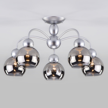 Люстры на штанге — Люстра на штанге Eurosvet 30148/5 серебро купить в  Люстры на штанге — Люстра на штанге Eurosvet 30148/5 серебро купить в