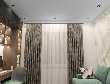 Встраиваемые точечные светильники — Встраиваемый светильник Denkirs DK3061-BK+WH купить в 