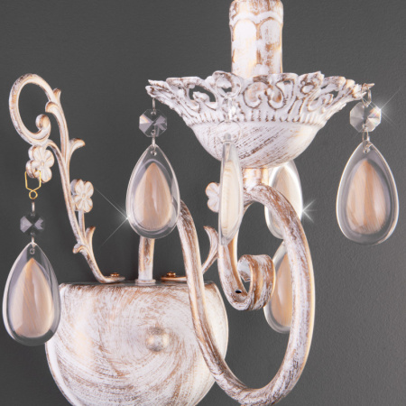 Настенные бра — Бра Eurosvet 10009/1 золото с белым купить в 