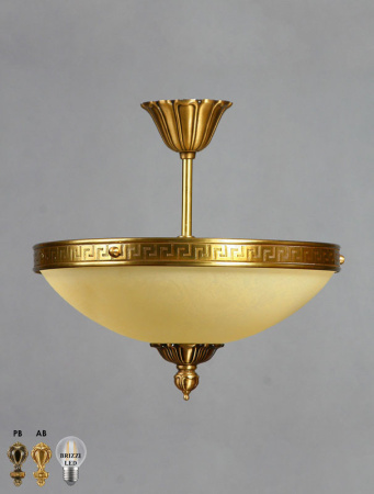 Люстры на штанге — Люстра на штанге AMBIENTE by BRIZZI 02166/35 PL AB купить в 