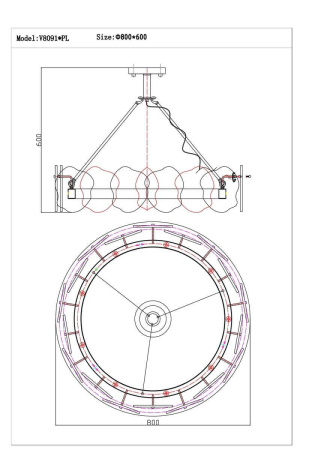Подвесные светильники — Подвесной светодиодный светильник Moderli Square V8091-PL купить в 