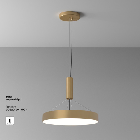 Накладные светильники — Накладной светильник Maytoni Technical C032CL-45W4K-RD-MG купить в 