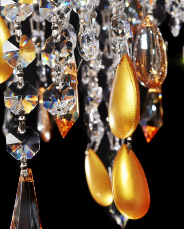 Люстры каскадные — Каскадная люстра Lumina Deco LDP 7051-4A GD купить в 