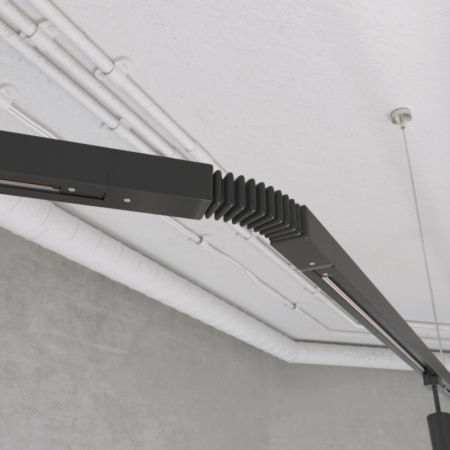 Коннекторы — Коннектор Elektrostandard TRC-1-1-FLEX-BK / Гибкий коннектор для однофазного шинопрово купить в 