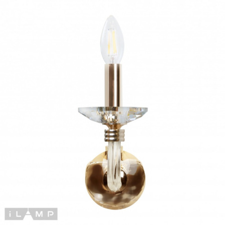 Настенные бра — Бра iLamp W2328-1 GD купить в 